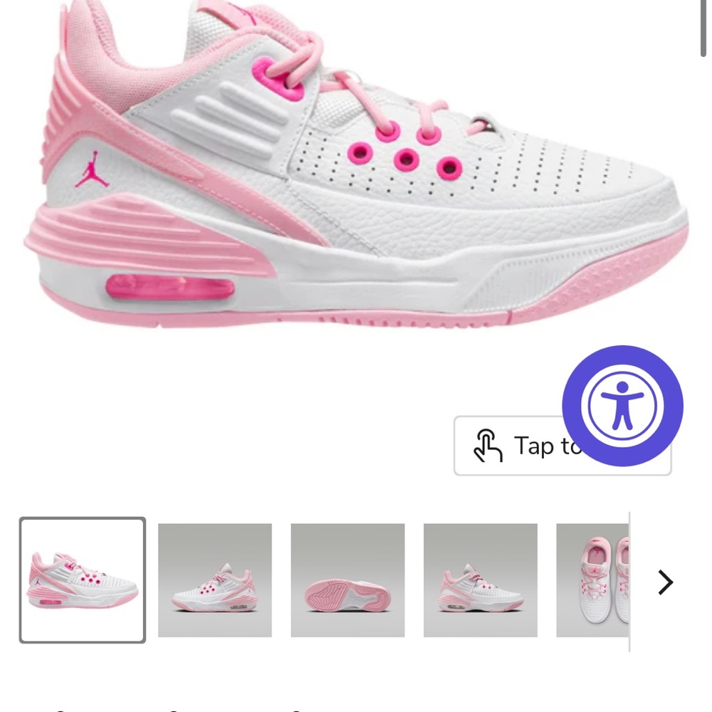Kids' Pink and White Athletic Shoesnew